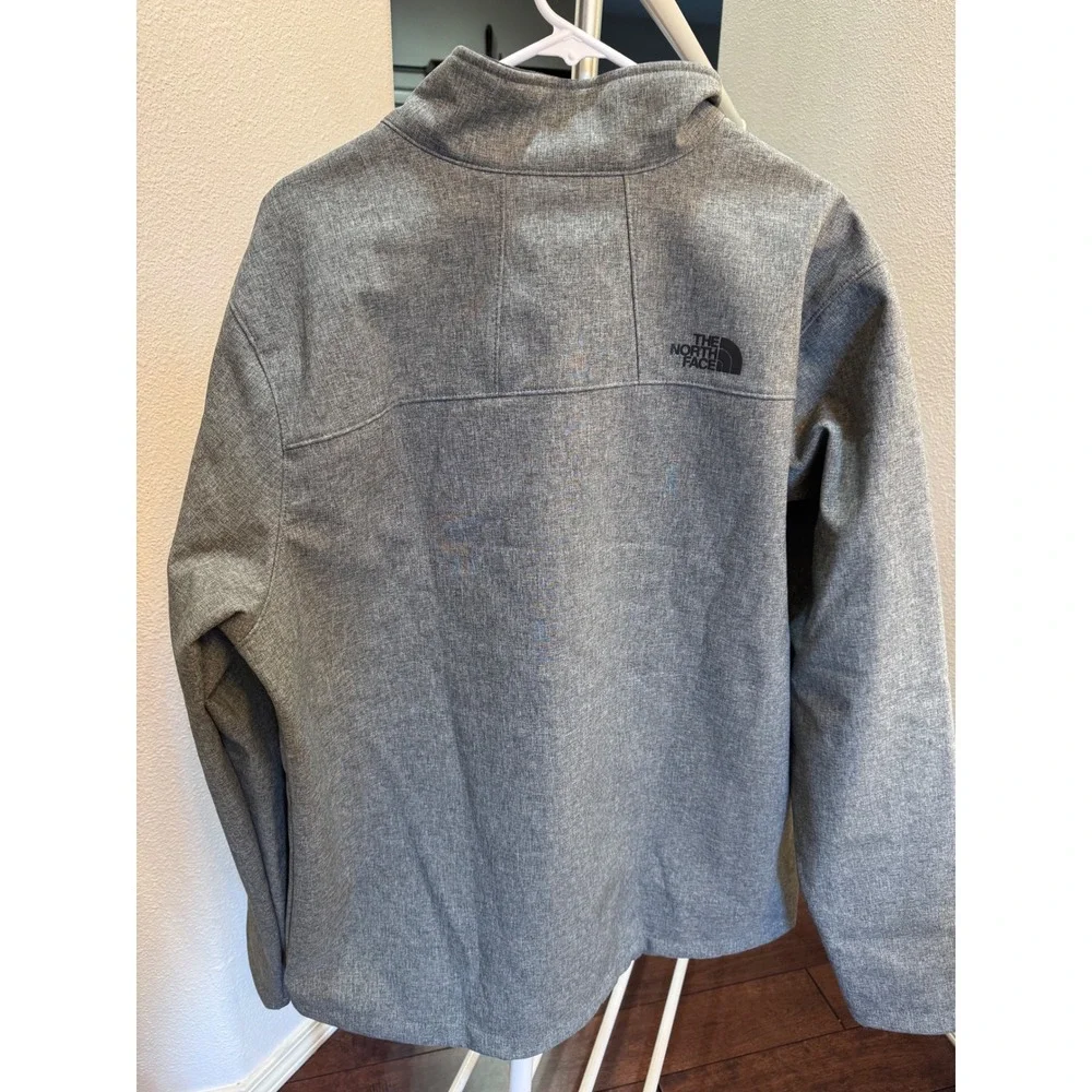 THE‎ NORTH FACE MEN's APEX BIONIC SOFT SHELL JACKET GRAY FULL ZIP STYLE NF0A2RE8